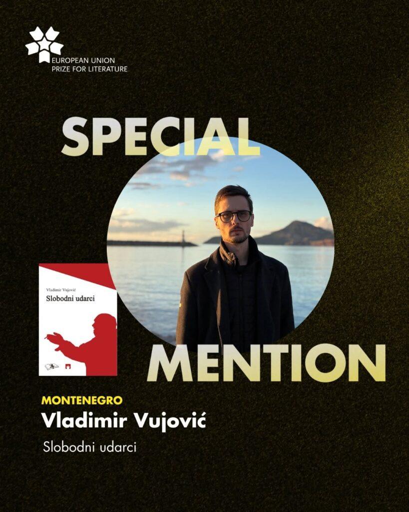 Evropska nagrada za književnost posebno priznanje Vladimir Vujović Slobodni udarci